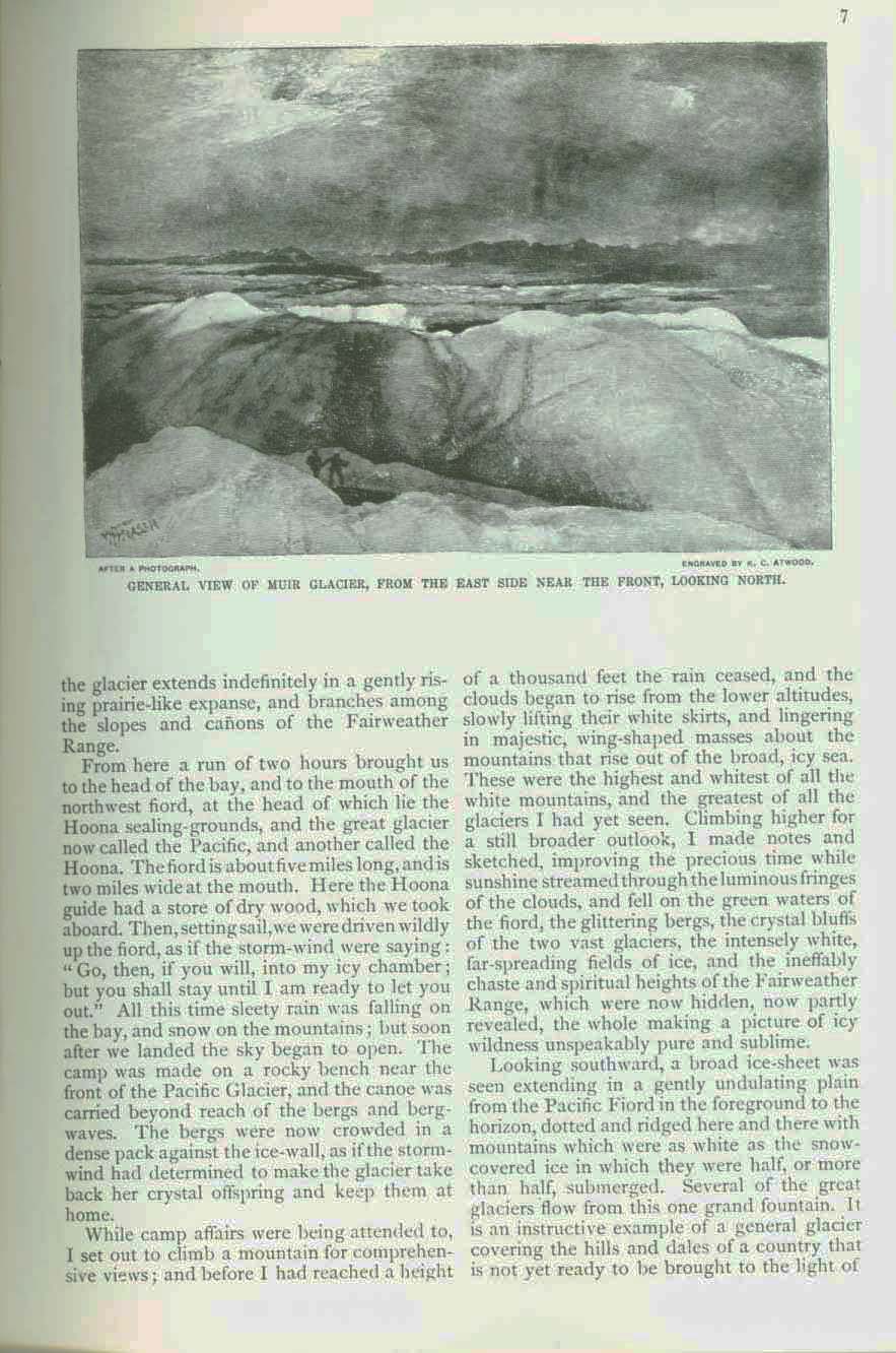 The Discovery of Glacier Bay (1879). vist0045d